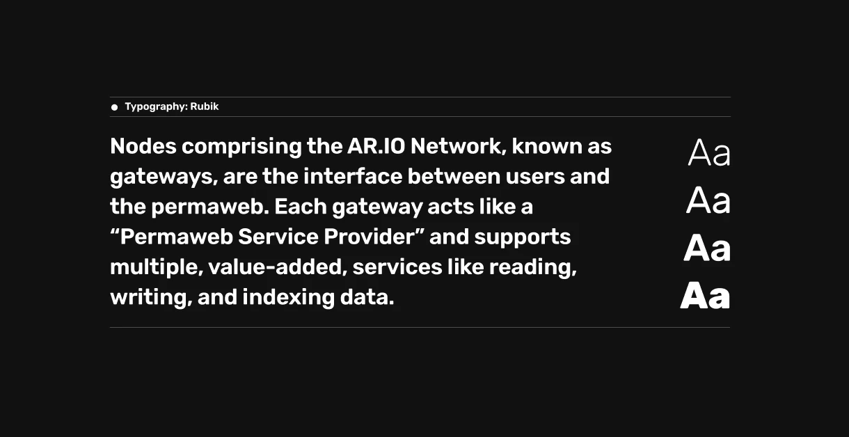 AR.IO brand applications