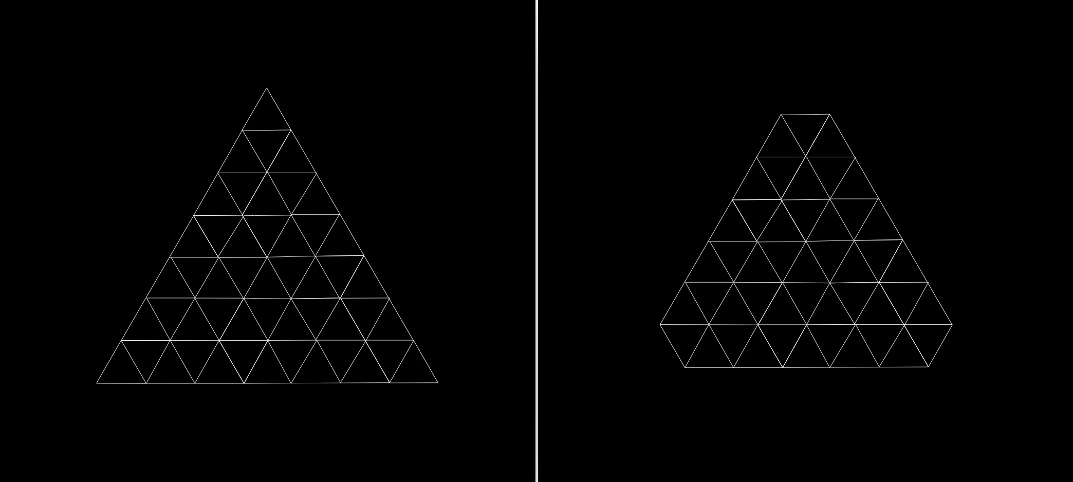 Triangle sketches
